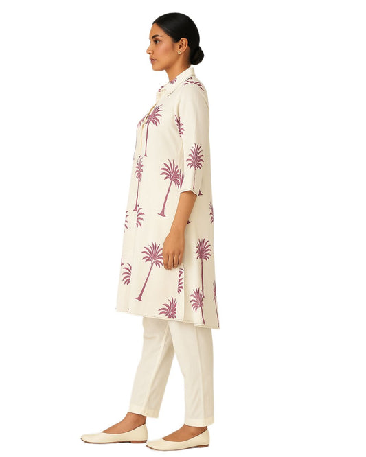 Palm Breeze Pure Cotton Co-Ord Set